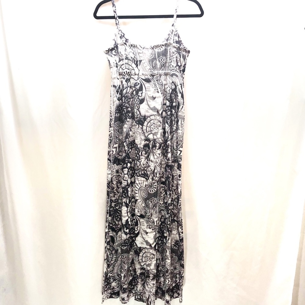 Spaghetti strap, empire waistline maxi dress